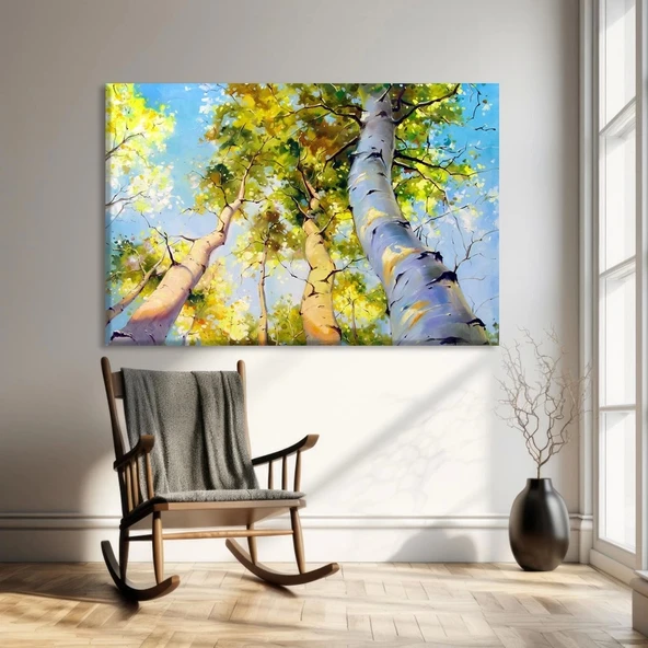 Renkli Sonbahar Kanvas Tablo ürün görseli