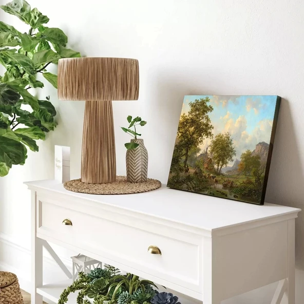 Rustik Doğa Manzarası Kanvas Tablo - Resim 3