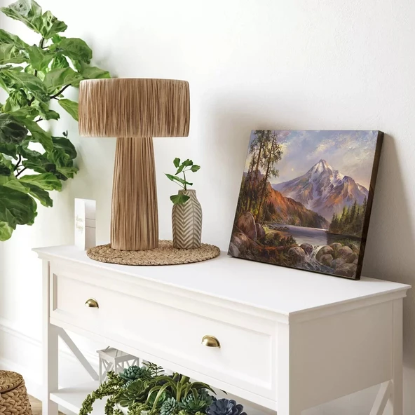 Dağlık Manzara Kanvas Tablo - Resim 3