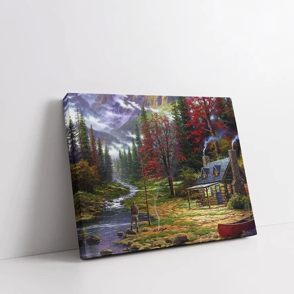 Ormanın Huzuru Kanvas Tablo - Resim 2