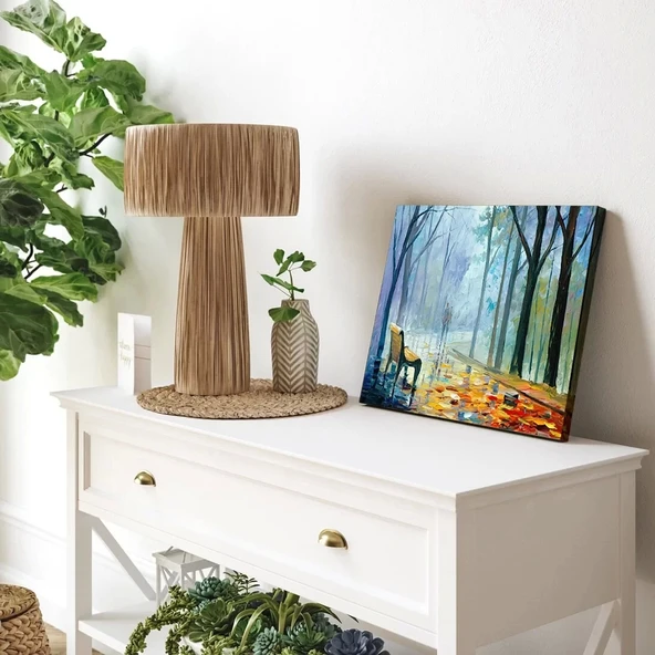 Sonbahar Çayırı Kanvas Tablo - Resim 3