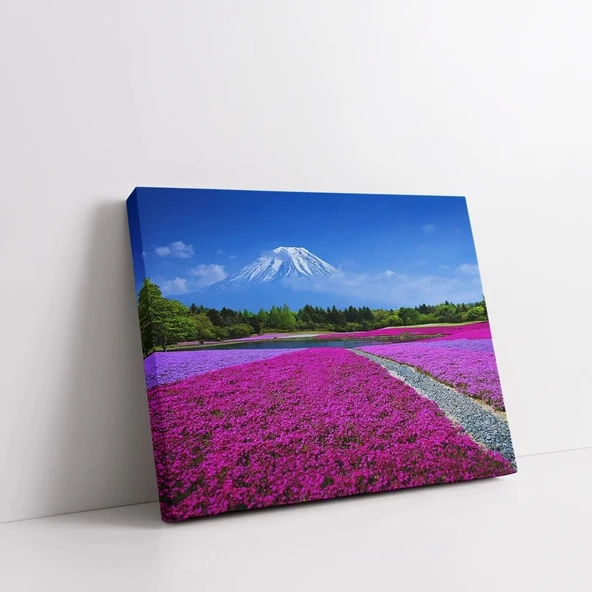 Lavanta Tarlası Kanvas Tablo - Resim 2