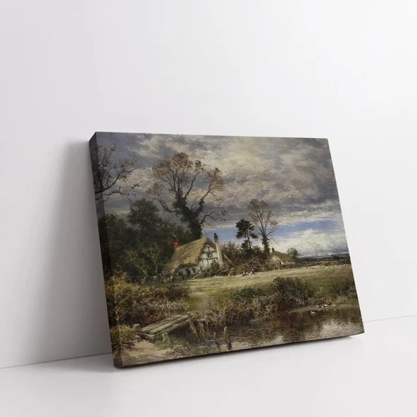 Kır Manzarası Kanvas Tablo - Resim 2