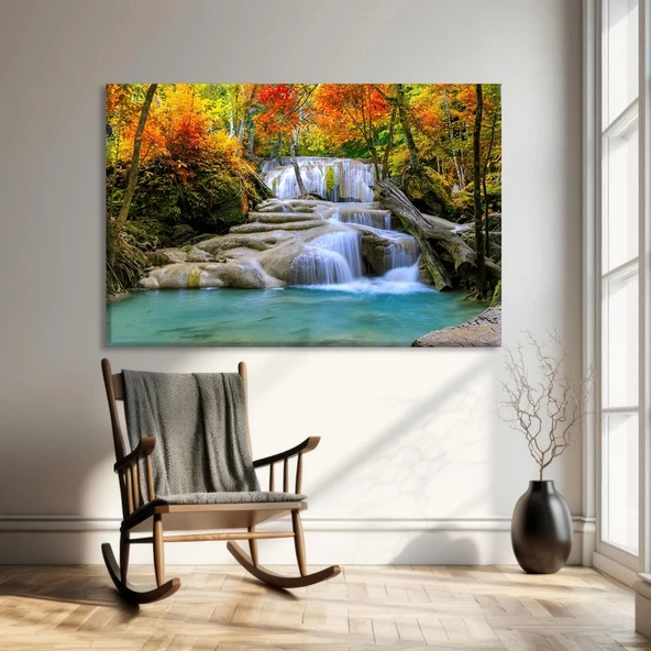 Şelalenin Şarkısı Kanvas Tablo ürün görseli