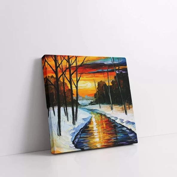 Yansımanın Sessizliği Kanvas Tablo - Resim 2