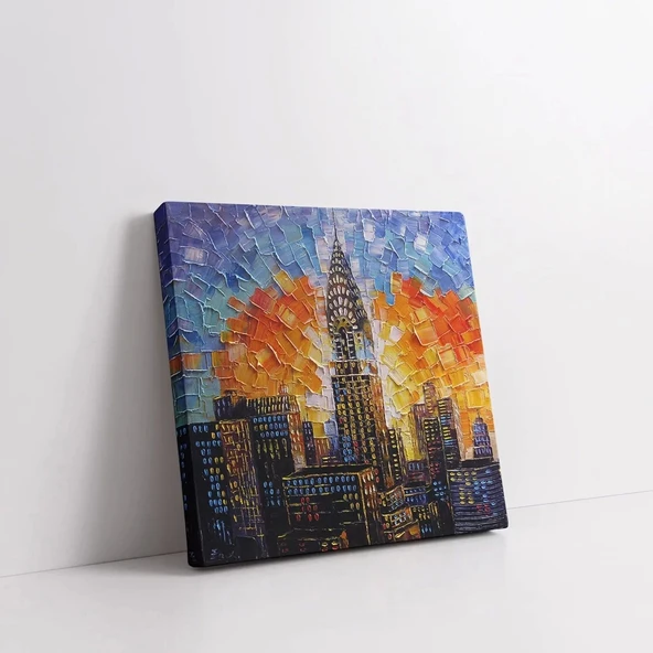 Metropol Işıkları Kanvas Tablo - Resim 2