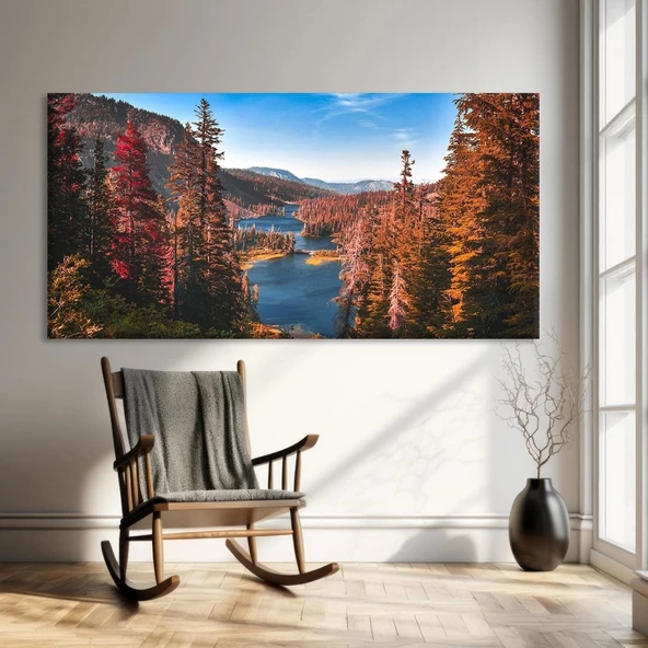 Sonbaharın Ateşi Kanvas Tablo ürün görseli