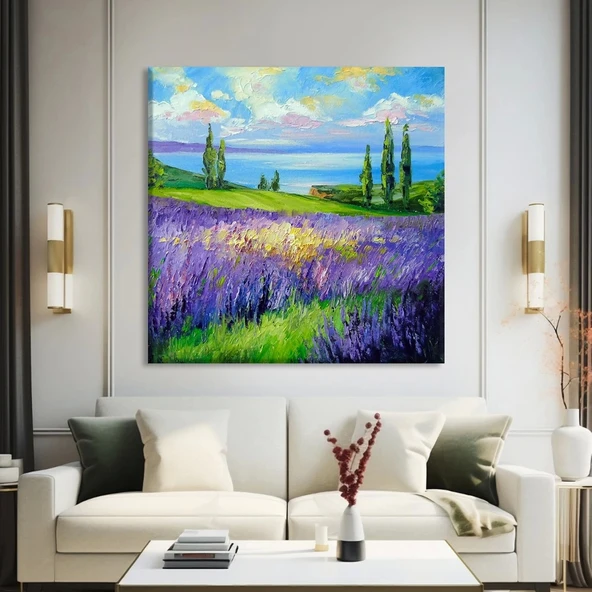 Lavanta Rüyası Kanvas Tablo ürün görseli