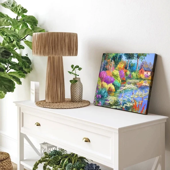 Bahçe Çiçekleri Kanvas Tablo - Resim 3