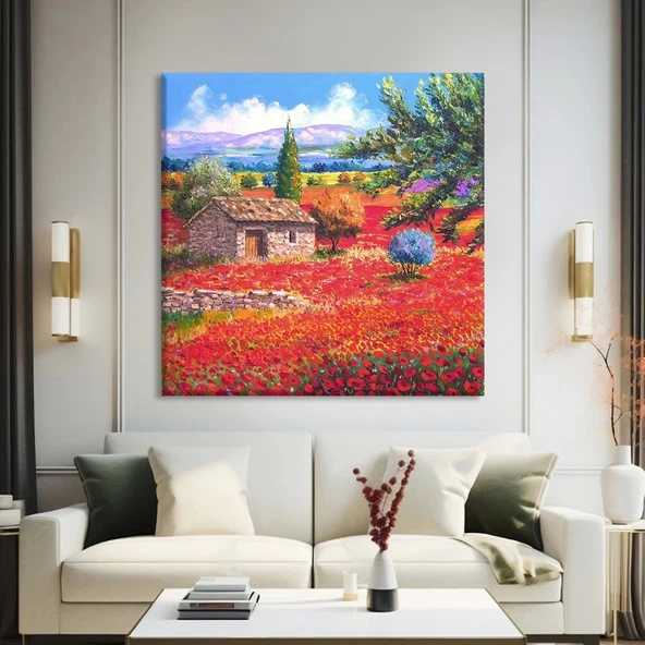 Akdeniz Bahçesi Kanvas Tablo ürün görseli