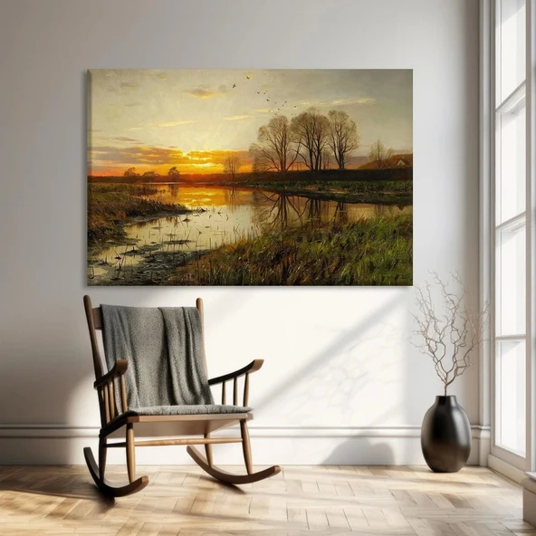 Alacakaranlık Sessizliği Kanvas Tablo ürün görseli