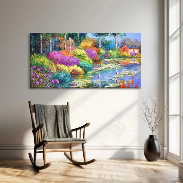 Ormanın Renk Paleti Kanvas Tablo ürün görseli