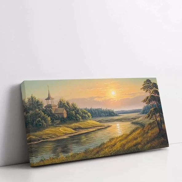 Huzurlu Vadi Kanvas Tablo - Resim 2