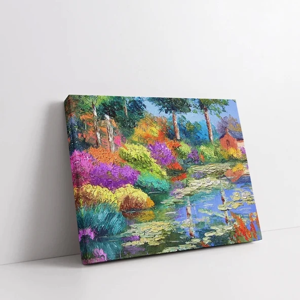 Bahçe Çiçekleri Kanvas Tablo - Resim 2