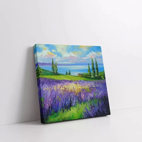 Lavanta Rüyası Kanvas Tablo - Resim 2