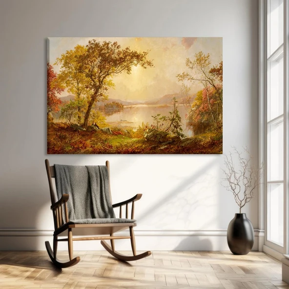 Sonbahar Günbatımı Kanvas Tablo ürün görseli