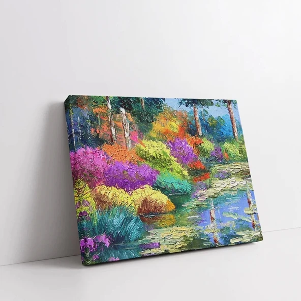 Ormanın Renk Paleti Kanvas Tablo - Resim 2