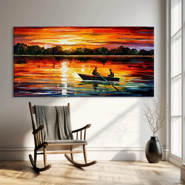 Ateşli Gök Yüzü Kanvas Tablo ürün görseli