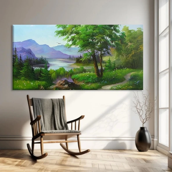 Orman Yolu Kanvas Tablo ürün görseli