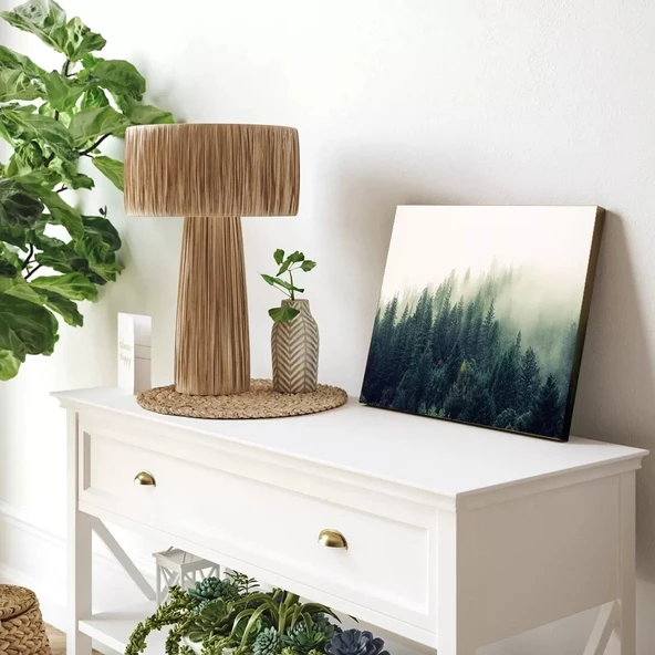 Sisli Orman Sabahı Kanvas Tablo - Resim 3