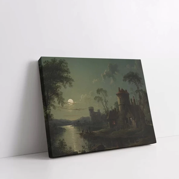 Gecenin Gizemi Kanvas Tablo - Resim 2