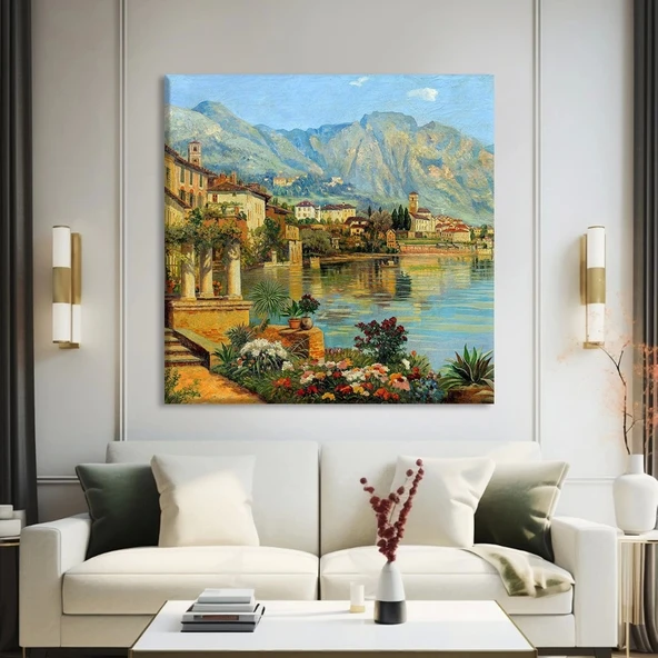 Eski Dünya Bahçesi Kanvas Tablo ürün görseli