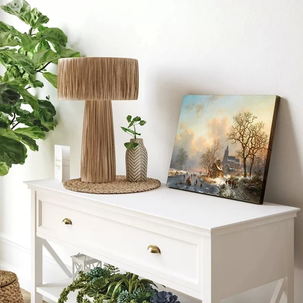 Kışın Gelen Sükunet Kanvas Tablo - Resim 3