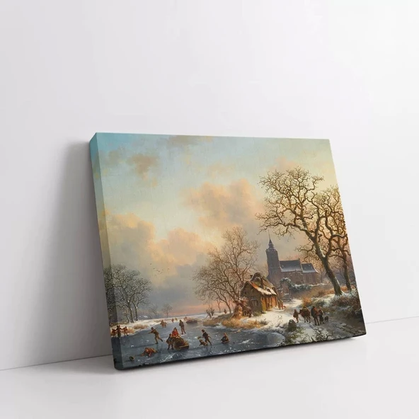 Kışın Gelen Sükunet Kanvas Tablo - Resim 2