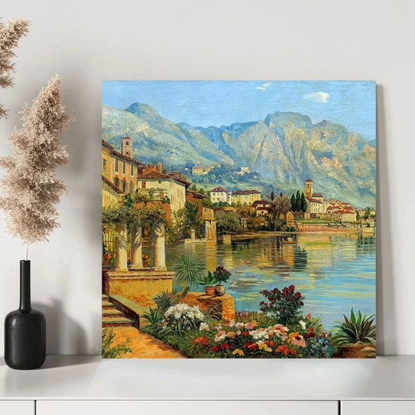 Eski Dünya Bahçesi Kanvas Tablo - Resim 2