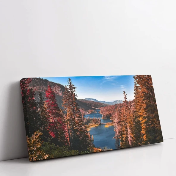 Sonbaharın Ateşi Kanvas Tablo - Resim 2