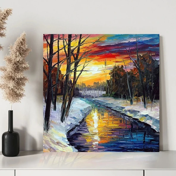 Akşamın Melodisi Kanvas Tablo - Resim 3