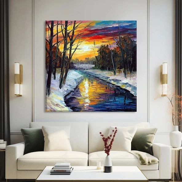 Akşamın Melodisi Kanvas Tablo ürün görseli