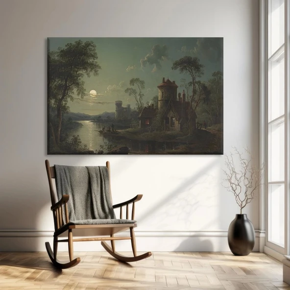 Gecenin Gizemi Kanvas Tablo ürün görseli