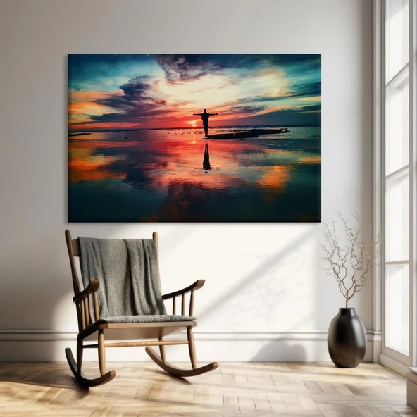 Rüya Gibi Gün Batımı Kanvas Tablo ürün görseli