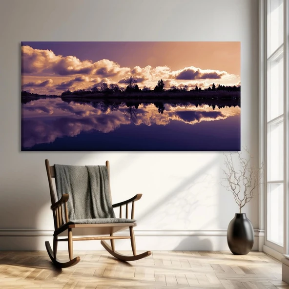 Doğa ve Bulut Kanvas Tablo ürün görseli