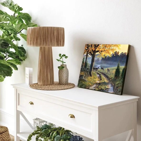 Sonbahar Yolculuğu Kanvas Tablo - Resim 3