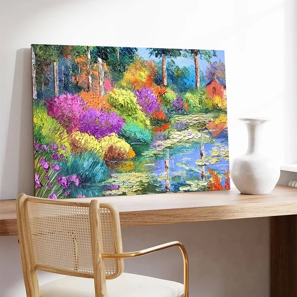 Ormanın Renk Paleti Kanvas Tablo - Resim 3