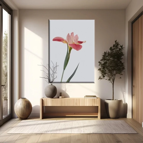 Pembe Lale Buketi Kanvas Tablo ürün görseli