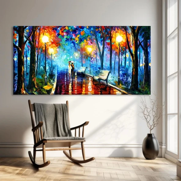 Gece Yürüyüşü Kanvas Tablo ürün görseli