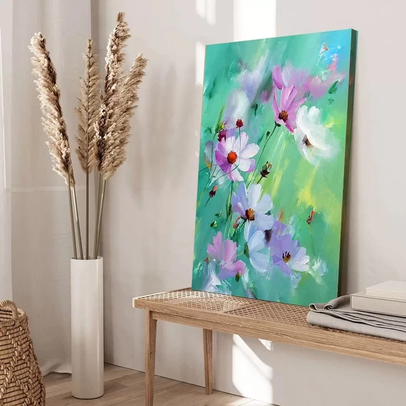 Kır Çiçekler Kanvas Tablo - Resim 3