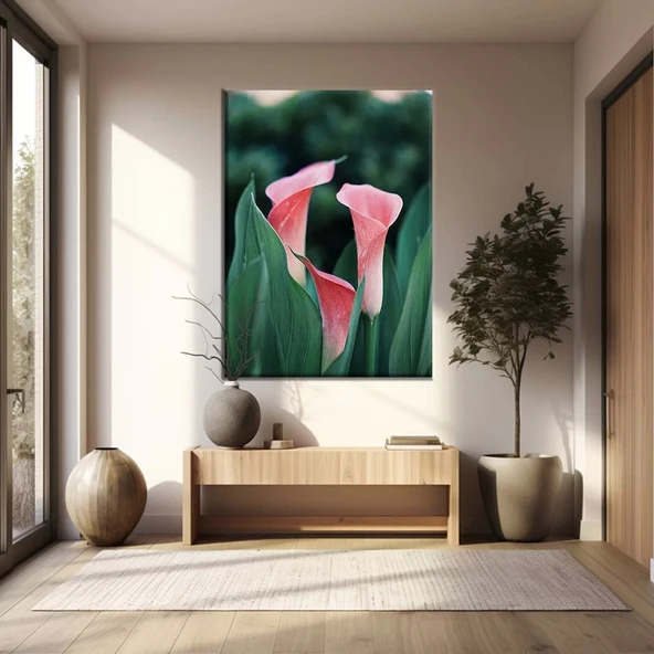 Pembe Zambak Kanvas Tablo ürün görseli