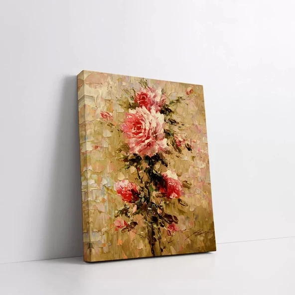 Gülün Mor Rengi Kanvas Tablo - Resim 2