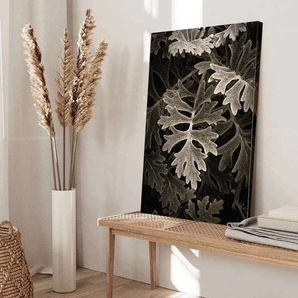 Yaprak ve Dal Kanvas Tablo - Resim 3