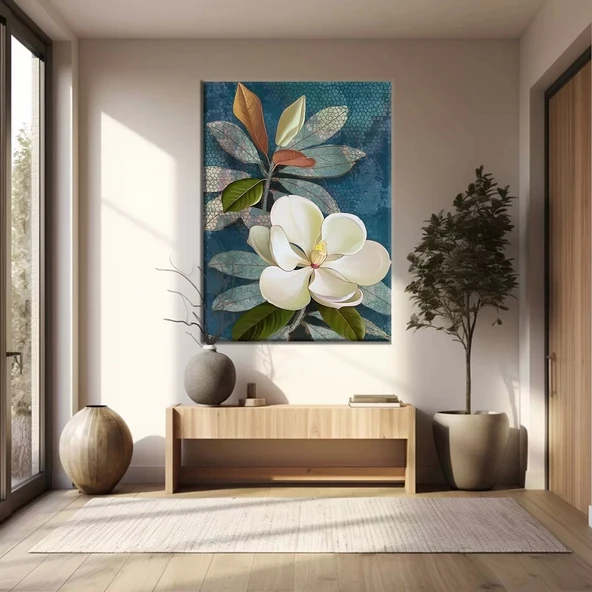 Lotus Çiçeği Kanvas Tablo ürün görseli