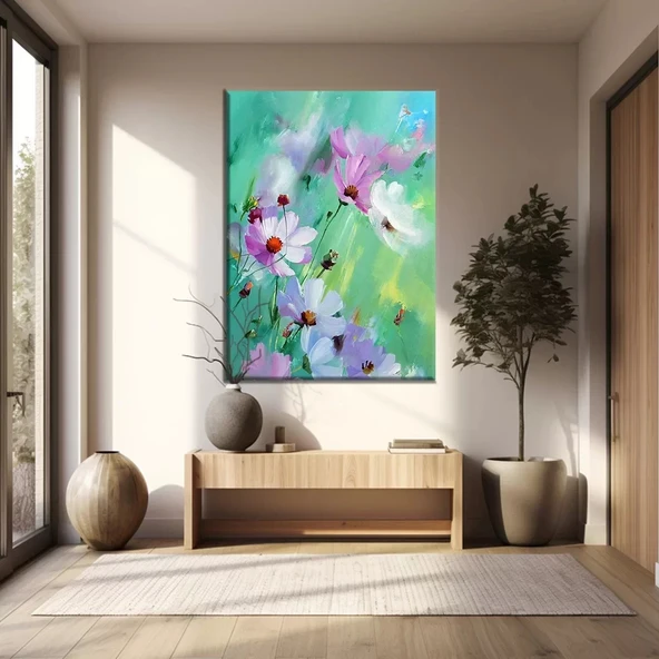 Kır Çiçekler Kanvas Tablo ürün görseli