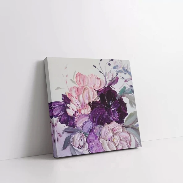 Lila Bahçesi Kanvas Tablo - Resim 2