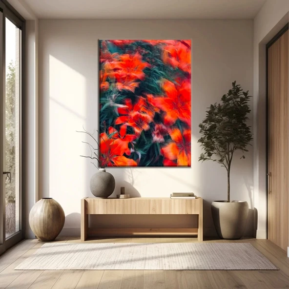 Soyut Karanfil Kanvas Tablo ürün görseli