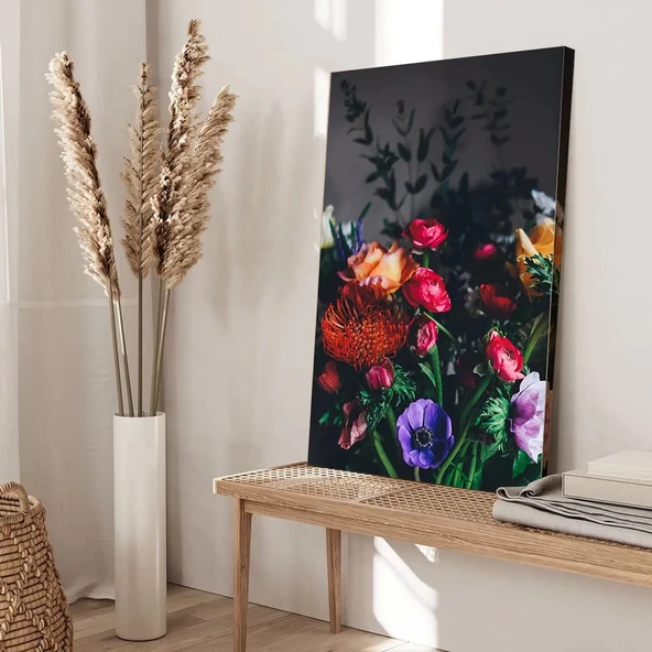 Çiçeklerin Bahçesi Kanvas Tablo - Resim 3