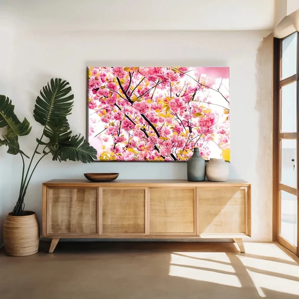 Şeftali Çiçeği Kanvas Tablo ürün görseli