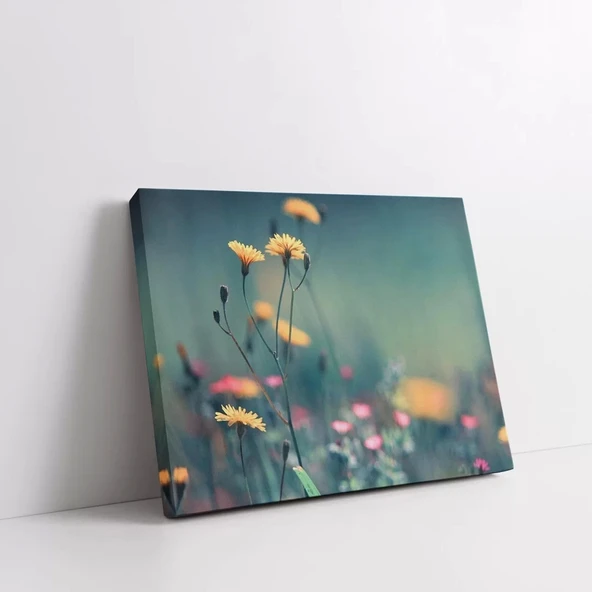 Sarı Çiçek Kanvas Tablo - Resim 2